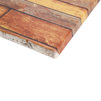 Dessus de table moderne pour les hôtels en plein air salons Restaurants cafés cantines-meubles imperméables carré bois salle à manger 700*700 MM