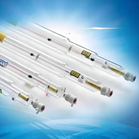 Haute qualité Cdwg 60W à 170W Co2 Laser Machine fractionnée Tube en verre prix compétitif pour le textile