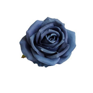 Cabezas de Flores Artificiales de Seda Azul Marino de Alta Calidad para Decoración de Bodas, Manualidades y Suministros para Fiestas - Product Image 6