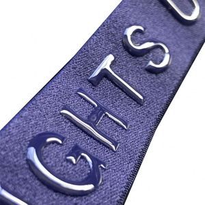 Custom Polyester Hexagon Silicone Grip 3d logo Printed pp <b>Webbing</b> Tape Strap Dog Harness - Product Image 1