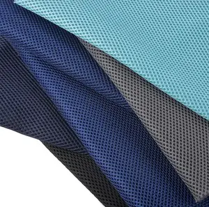 Thoáng khí 100% polyester bánh sandwich lưới vải tuyn Net vải nylon Plat lưới cho Giày thể thao