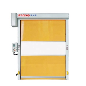 <span class=keywords><strong>Porte</strong></span> à enroulement rapide en <span class=keywords><strong>PVC</strong></span> haute vitesse avec fenêtre de vision transparente, <span class=keywords><strong>porte</strong></span> à action rapide, <span class=keywords><strong>porte</strong></span> à enroulement automatique industrielle - Product Image 2