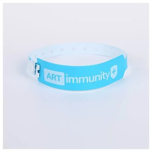 Fashional High Quality Custom Brand Logo Plastic PVC/Vinyl <b>Tag</b> Wristband & Bracelets for Events Festival - Product Image 2