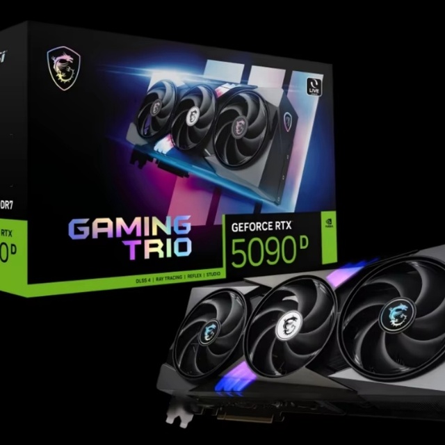 GeForce RTX 5090 D 32G GAMING TRIO GDDR6 PCI Express Desktop New Fan