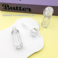 Tubes de gloss à lèvres transparents, flacons de gloss à lèvres vides personnalisables, emballage pour gloss à lèvres en PETG transparent