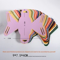 Porte-monnaie pliable en cuir PU couleur bonbon, style Ins, mini porte-clés portable