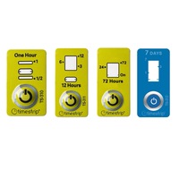 Indicateur Timestrip : Compte à rebours de 1 heure, étiquette de gestion intelligente du temps pour la sécurité des produits délicats et le stockage