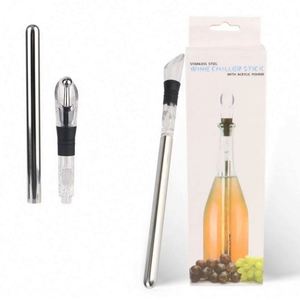 USA Mairun823 China-Made <b>Wine</b> Cooler Beer Chiller Stick with Pourer <b>Stopper</b> Cutter Stainless Steel Frozen - Product Image 1