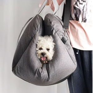 Porte-animaux de <span class=keywords><strong>voiture</strong></span> universel de haute qualité, solide, pratique, confortable, portable, antidérapant, réglable, avec tapis en lin lavable - Product Image 3