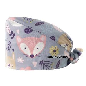 6 Gorros Quirúrgicos con Botones, Gorros Bouffant con Banda Absorbente, Soporte Ajustable para Hombres y Mujeres - Product Image 5