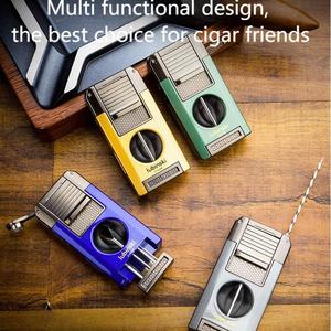 <span class=keywords><strong>Multi</strong></span>-funzionale con apriscatole a V supporto doppio getto dritto accendisigari - Product Image 3