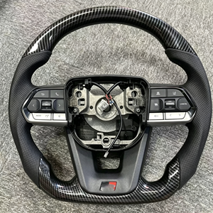 Volante Deportivo de Fibra de Carbono 3D de Piel, <span class=keywords><strong>Precio</strong></span> Bajo Directo de Fábrica, para Toyota Hilux, Fortuner, <span class=keywords><strong>Land</strong></span> <span class=keywords><strong>Cruiser</strong></span> <span class=keywords><strong>GR</strong></span> - Product Image 6
