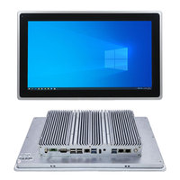 Sihovision 15,6 pouces Intel J6412/J6426 Core I5/i7 8 Go DDR5 PC industriel tactile capacitif embarqué sans ventilateur