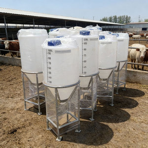 Serbatoio Conico in Polietilene Alimentare ad Alte Prestazioni da 500L con Motore AC e Dispersore per Miscelazione di Liquidi Chimici - Product Image 2