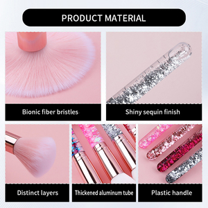 Nuevas Brochas de Maquillaje de Líquido Único con Mango Dorado, Brocha para Polvo, Colorete, Corrector y Base, Herramientas de Maquillaje Personalizables - Product Image 5