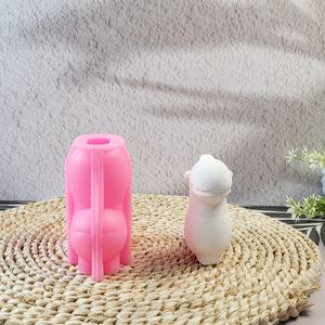 Moldes de fundición de resina hechos a mano para adornos decorativos de estilo DIY Ins, moldes de silicona de dinosaurio pequeño W0538, herramientas para pasteles - Product Image 2