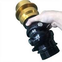 Kopling Universal JMFIRE Bahan Aluminium Alloy Fleksibel Portabel Selang Pemadam Kebakaran Satu Port Dua Port Mobile