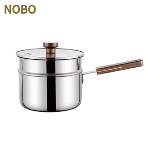 <span class=keywords><strong>Petit</strong></span> bouillon de soupe au lait en acier inoxydable de style vintage moderne marmite à vapeur pour aliments de bébé marmite à cuisson intégrée - Product Image 6