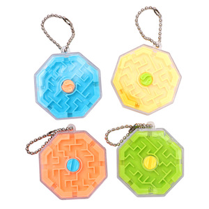 Porte-clés labyrinthe 3D en plastique, jouet éducatif pour enfants de 5 à 7 ans, unisexe, taille unique, jeu de défi de perles roulantes - Product Image 4