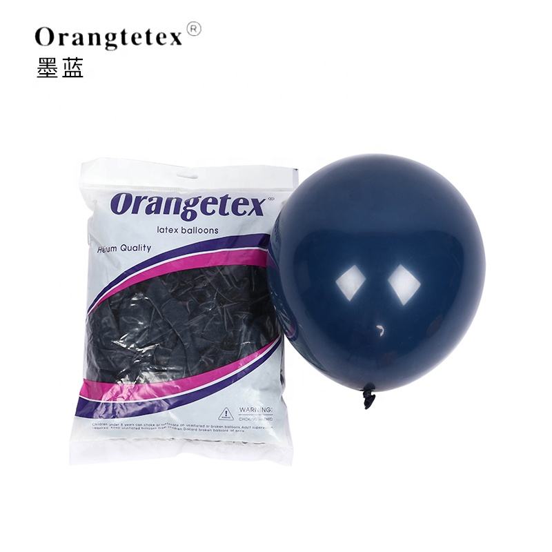 Orangetex Factory Wholesale 12 Inch 100pcs Package Helium Latex Balloons for Party Decoration Globos