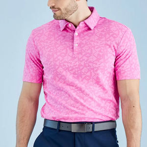 Camisetas Polo de golf impresas sublimación 3D de secado rápido con impresión completa digital personalizada de alta calidad - Product Image 2