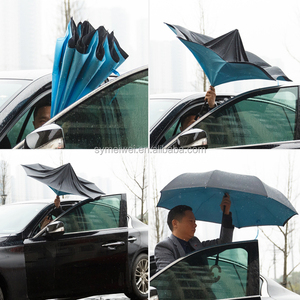 Paraguas Invertido Alemán Tipo C <span class=keywords><strong>de</strong></span> Mango Largo, Automático, Doble Capa, Gran Tamaño, Transpirable, Reforzado, Resistente al Viento, Publicitario para Automóviles, 8k - Product Image 6
