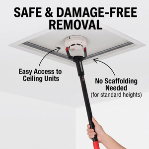 Outil professionnel de démontage et d'extraction pour détecteurs de fumée et de chaleur de type point d'alarme incendie - Product Image 4