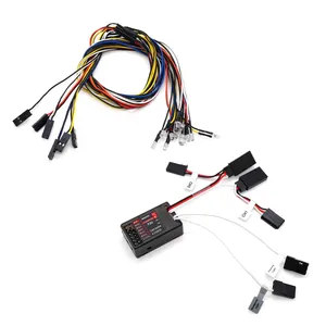 Contrôleur de lumière de simulation DUMBORC FZD, <span class=keywords><strong>kit</strong></span> système 12 LED pour camions <span class=keywords><strong>RC</strong></span> 1/10 1/8, voitures de drift, TRX4, SCX10, <span class=keywords><strong>TAMIYA</strong></span>, CC01, 4WD, pièces Axial - Product Image 3