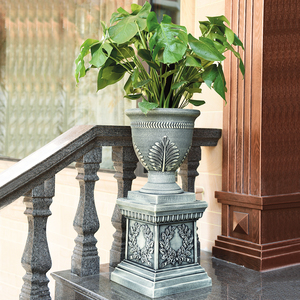 Suibian Yicai — <span class=keywords><strong>colonne</strong></span> décorative d'extérieur en plastique, <span class=keywords><strong>de</strong></span> Style romain, pour <span class=keywords><strong>Pot</strong></span> <span class=keywords><strong>de</strong></span> fleurs - Product Image 3