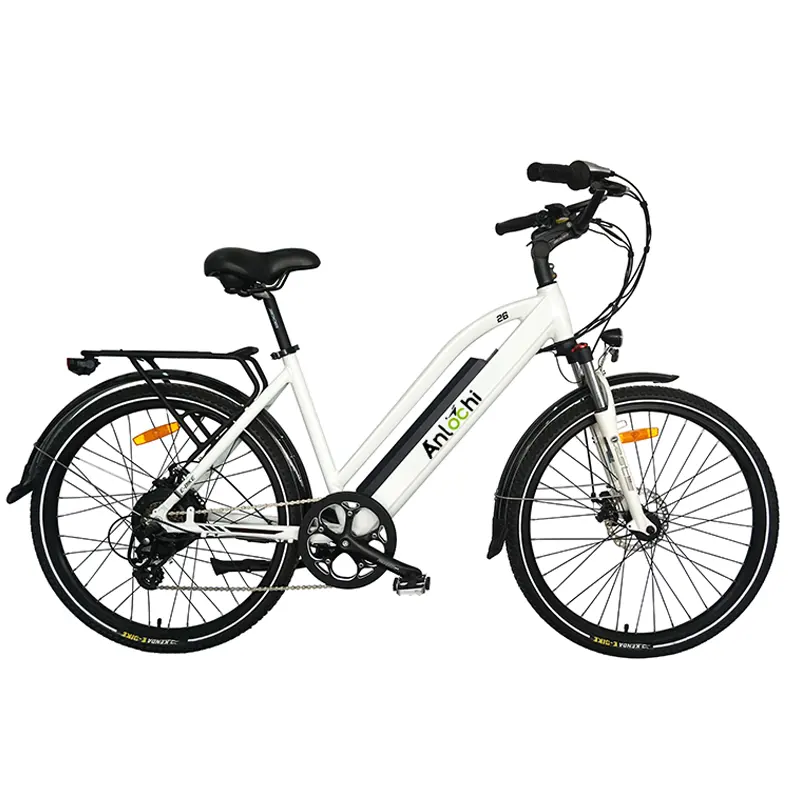 ANLOCHI-Bicicleta eléctrica de 26 pulgadas para mujer, 36V, 250W, de alto rendimiento, para adultos