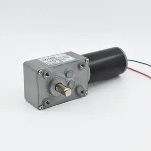 Redutor de minhoca autotravável, redutor de minhoca 6v 14.4v 12v 24v 50rpm 100rpm 200 rpm 50kgcm 10kgcm 5w dc, motor de engrenagem de minhoca para churrasco, grelha ce