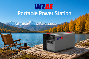 Portable Power Station <b>Solar</b> <b>Generator</b> Pure Sine Wave AC Type-C Output Outdoor Camping Emergency Backup Power Supply Bat - Product Image 5