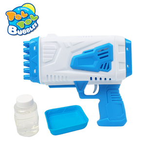 Vente en gros de pistolets à bulles lumineux à 36 trous, jouet en plastique pour enfants, activité estivale en plein air, cadeau pour anniversaire, mariage, fête - Product Image 3
