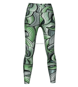 ODM Sublimation Breathable Workout Leggings Women High Waist Soft Stretchy Quick Dry Fitness Yoga <b>Pants</b> - Product Image 1