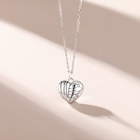 Collier pendentif en argent sterling 925 avec zircone, résistant à l'eau et au ternissement, durable