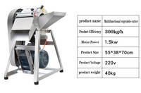 Qiji Elektrische Groentesnijder Multifunctionele Groentefruit Ui Wortel Aardappel Radijs Groentesnijmachine