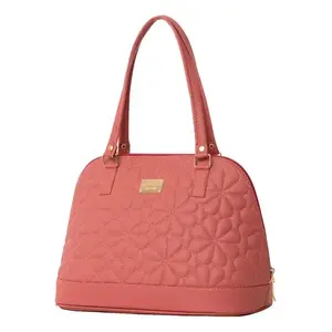 Sac à main décontracté pour femme Fana Aubrey M3754 en corail matelassé en forme de dôme avec bandoulière chaîne et fermeture éclair - Product Image 3