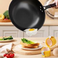 Ouvre-coquille d'œuf amélioré pour œufs crus, séparateur, trancheur, coupe-coquille, casse-œuf en plastique écologique, pour la maison et la cuisine, compatible lave-vaisselle