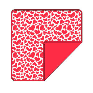 ผ้าห่มไม้ไผ่ลายหัวใจสำหรับวันวาเลนไทน์  ขายส่งจำนวนมาก จัดส่งเร็ว ได้รับการรับรอง CPC  ขั้นต่ำในการสั่งซื้อน้อย - Product Image 4