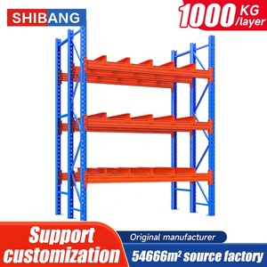 Sistema de Estanterías de Alta Resistencia, Personalizado, de Alta Densidad, para Pasillos Estrechos, Estanterías Metálicas para Almacenes, Almacenamiento de Palés - Product Image 1