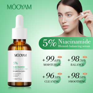 Suero de imperfecciones de niacinamida, Etiqueta Privada, productos naturales para el cuidado de la piel, suero facial Blanqueador - Product Image 4