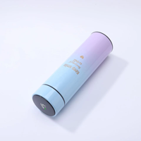 Flacons à vide à affichage de la température de 500ML LED Bouteille intelligente Bouteille d'eau chaude en acier inoxydable personnalisée de haute qualité avec logo