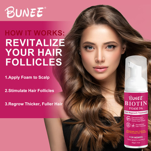 Kit de espuma para el crecimiento del cabello Rogain de una botella de 60ml 5% para hombres y mujeres, espuma de cuero cabelludo de menta de romero con tratamientos para la pérdida de cabello con biotina - Product Image 4
