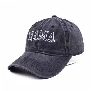 2025 2 uds mamá y niños Mama Mini Chenille parche sombreros bordado Casual algodón desgastado lavado gorra de béisbol - Product Image 3