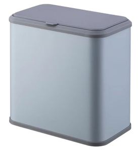 Step on 5L Slim Kitchen Trash Can Silent Close Stainless Steel Garbage <b>Bin</b> for Home Custom Logo - Product Image 3