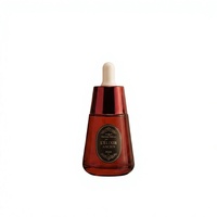 Botol Serum Kaca Kerucut Mewah 30ml untuk Kemasan Serum Perawatan Kulit dengan Lapisan Semprot dan Presentasi Merek yang Elegan