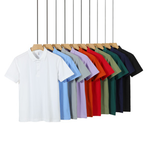 เสื้อโปโลเนื้อผ้ายืดหยุ่นสูง 180gsm ระบายความร้อนได้ดี แห้งเร็ว ซับเหงื่อ สำหรับธุรกิจและลำลอง แบบคอปก ยูนิเซ็กส์ - Product Image 3