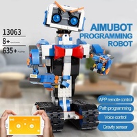 Mould King 13063 635 pièces Kit de robot Jouet éducatif Briques STEM Blocs de construction Jouets pour enfants Cadeau