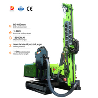 Pile driver hydraulique solaire à 360 degrés avec collecteur de poussière en option, équipement de forage photovoltaïque pour les zones désertiques et du Gobi
