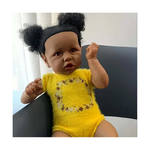 Muñeca Reborn Infantil Interactiva de 18.5 Pulgadas, <span class=keywords><strong>Hoomai</strong></span> An Cvin Xheap Bulldog Guesbelly Bonnie Laura India - Product Image 1